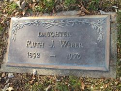 Ruth J <I>Thompson</I> Weber 
