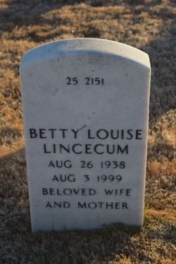 Betty Louise <I>Rainey</I> Lincecum 