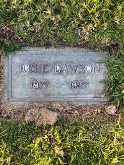 Bertha Josephine “Josie” <I>Nelson</I> Dawson 