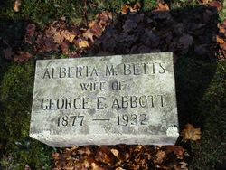 Alberta M <I>Betts</I> Abbott 