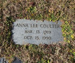 Anna Lee <I>McCaulley</I> Coulter 