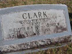 Elizabeth M <I>Maines</I> Clark 