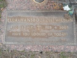 Ella <I>Hansborough</I> Wilson 