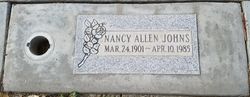 Nancy <I>Allen</I> Johns 