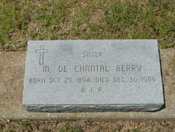 Sr Mary de Chantal Berry 