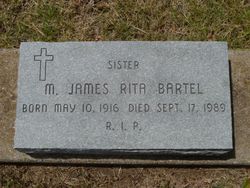 Sr Mary James Rita Bartel 