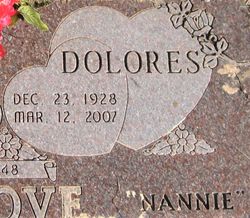 Dolores Irene <I>Moore</I> Hargrove 