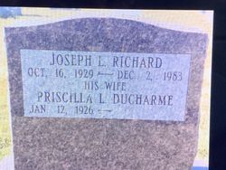 Priscilla L. <I>Ducharme</I> Richard 