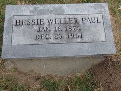 Bessie Elva <I>Weller</I> Paul 