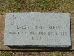 Sr Teresa Marie Blaes 