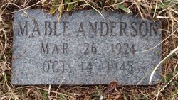Mable Ora Lee Anderson 