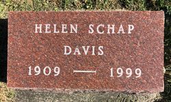 Helen <I>Schap</I> Davis 