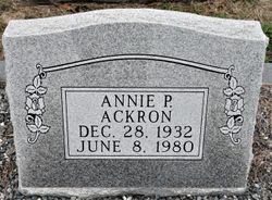 Annie P. Ackron 