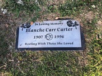 Blanche Elnora <I>Carr</I> Carter 