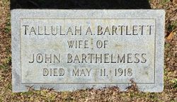 Tallulah A. <I>Bartlett</I> Barthelmess 