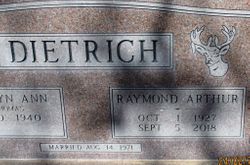 Raymond Arthur “Ray” Dietrich 