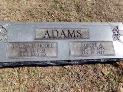 Bertha E <I>Moore</I> Adams 