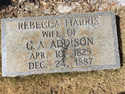 Rebecca <I>Harris</I> Addison 