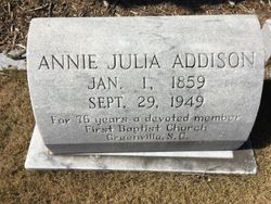 Annie Julia Addison 