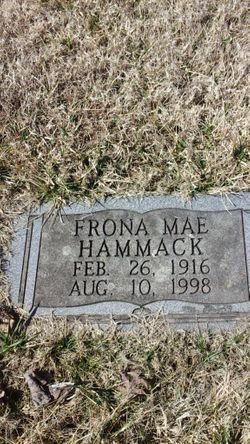 Frona Mae <I>Ratledge</I> Hammack 