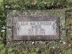 Lillie Mae <I>Price</I> Schneider-Wirth 