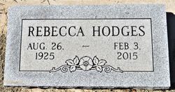 Rebecca Ann <I>Havens</I> Hodges 