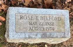 Rose F. <I>Taggart</I> Belford 