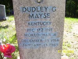 PFC Dudley Grant Mayse 