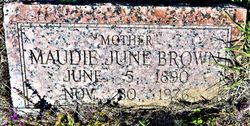 Maudie June <I>Chastain</I> Brown 