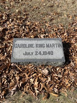 Caroline <I>King</I> Martin 