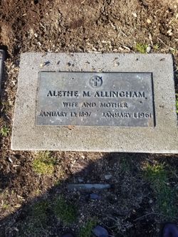 Alethe Margaret <I>Allen</I> Allingham 