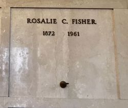 Rosalie C. “Rose” <I>Carlston</I> Hosford Fisher 