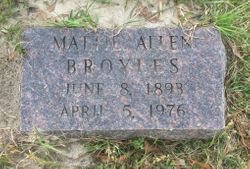 Mattie <I>Allen</I> Broyles 