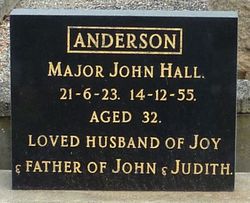 MAJ John Hall Anderson 