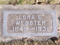 Lora E. <I>Wilson</I> Webster 