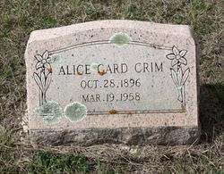 Alice <I>Gard</I> Crim 