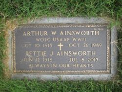 WO Arthur William Ainsworth 