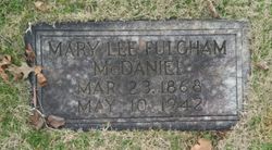 Mary Lee <I>Fulgham</I> McDaniel 