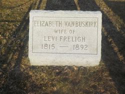 Elizabeth <I>Van Buskirk</I> Freligh 