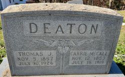 Thomas Jefferson Deaton 