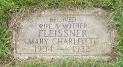 Mary Charlotte <I>Elder</I> Fleissner 