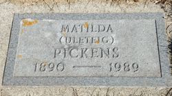 Matilda Petterea “Tillie” <I>Dolva</I> Pickens 