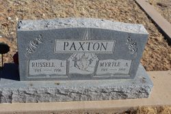 Myrtle Annice <I>Neal</I> Paxton 