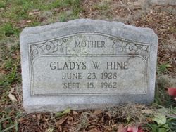 Gladys <I>Whitworth</I> Hine 
