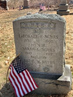 Sarah E <I>Fowler</I> Noyes 