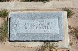 Anna Maria “Anita” <I>Valdez</I> Barncastle 