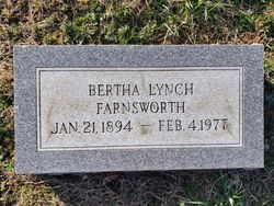 Bertha Emma <I>Lynch</I> Farnsworth 