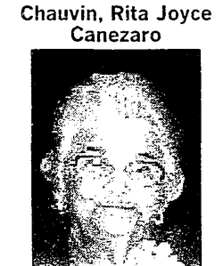 Rita Joyce <I>Canezaro</I> Chauvin 