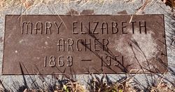 Mary Elizabeth <I>Barron</I> Archer 