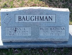 Ruth Ann <I>Mathena</I> Baughman 